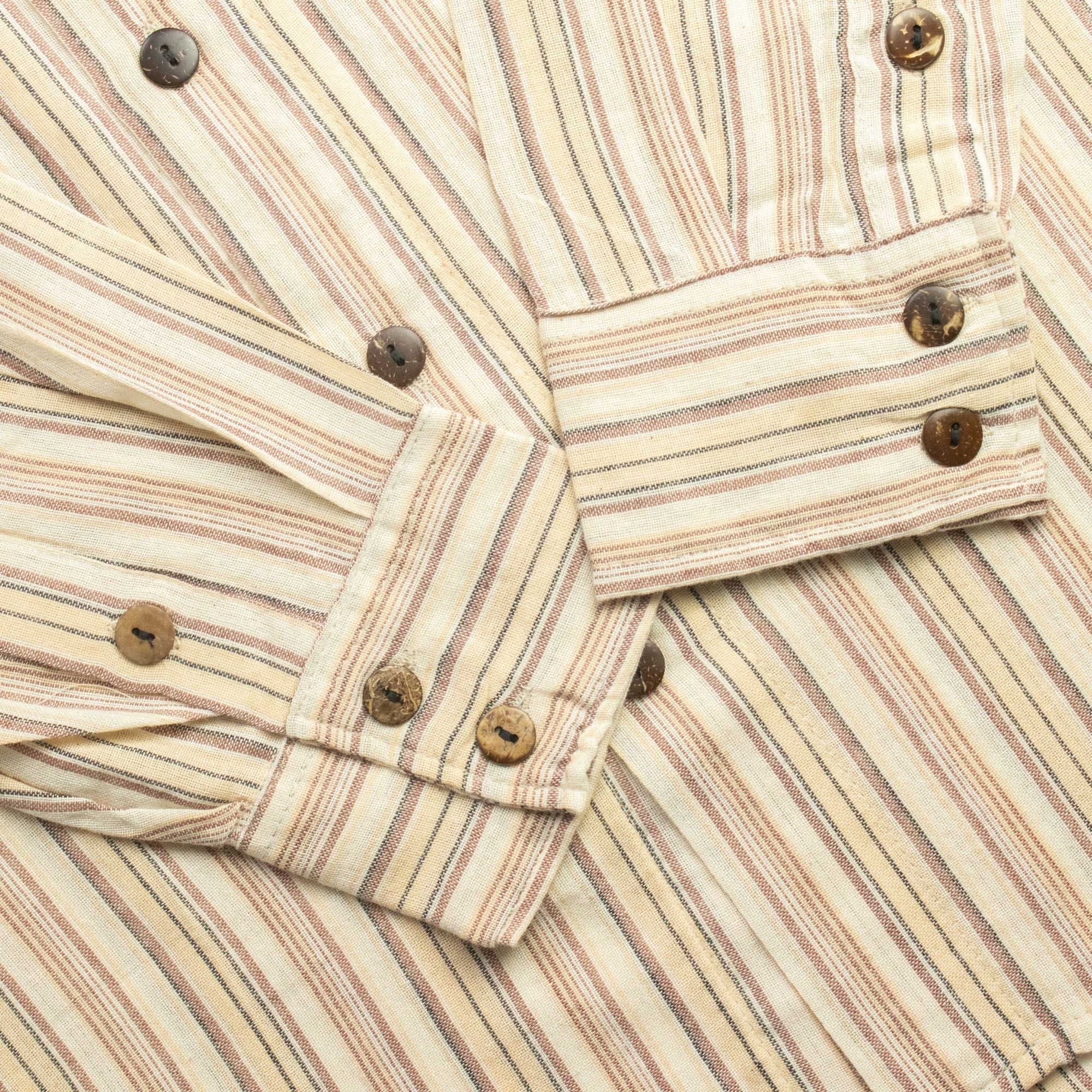 Camisa Nomad Sari Grandad - Castanho Bege - Tamanho Grande