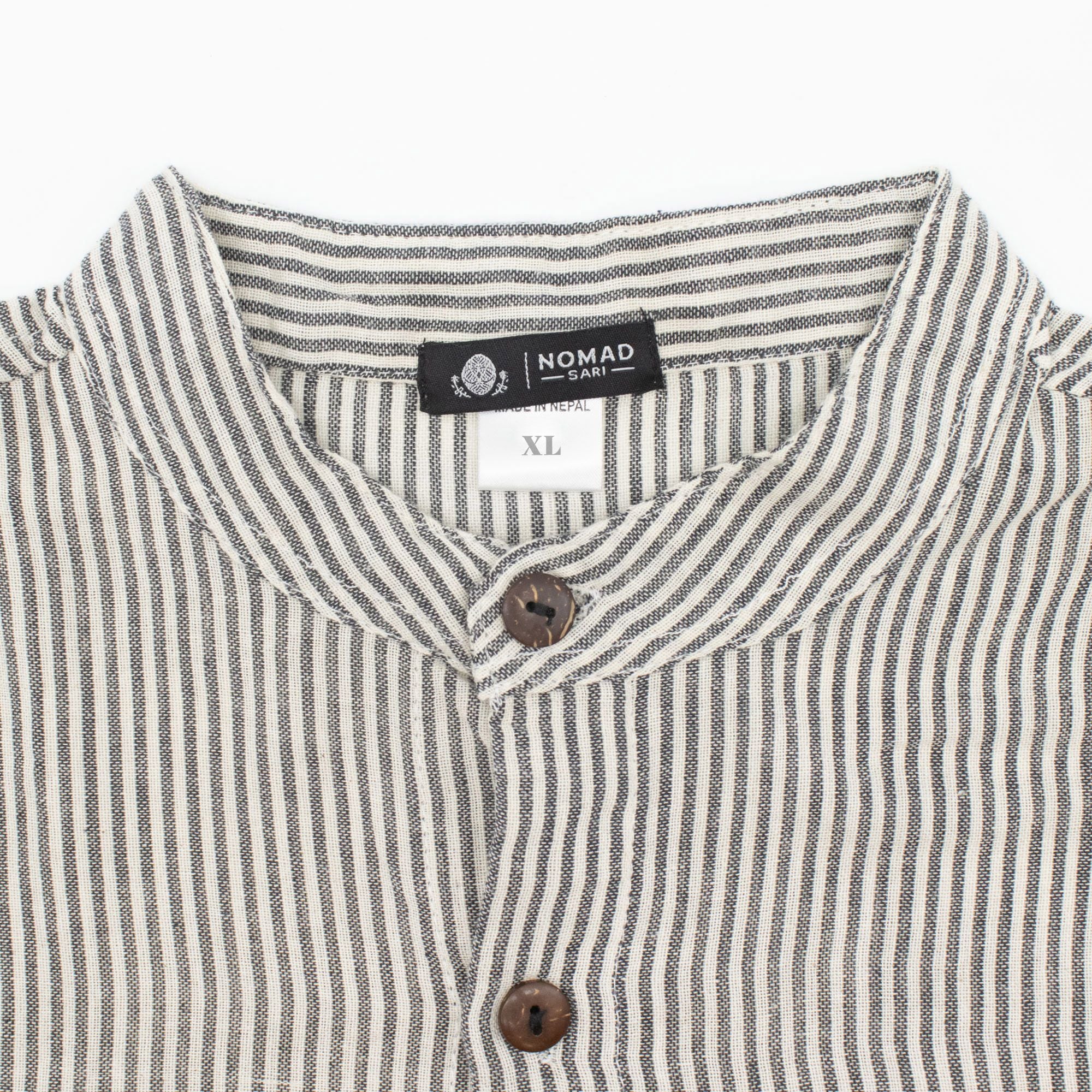 Camisa Nomad Sari Grandad - Cinza Pedra - XL