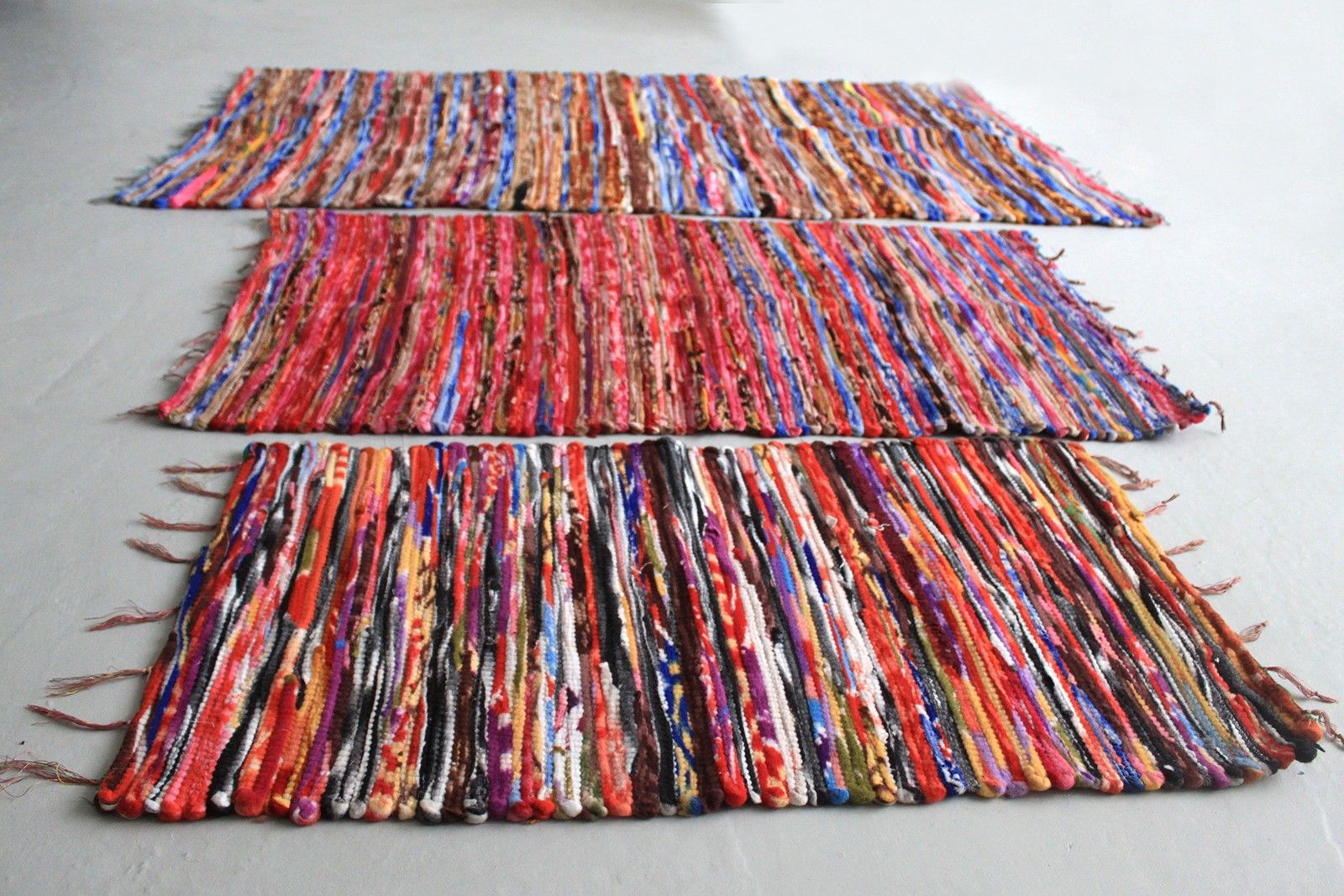 Tapete pequeno de retalhos - 50x90cm