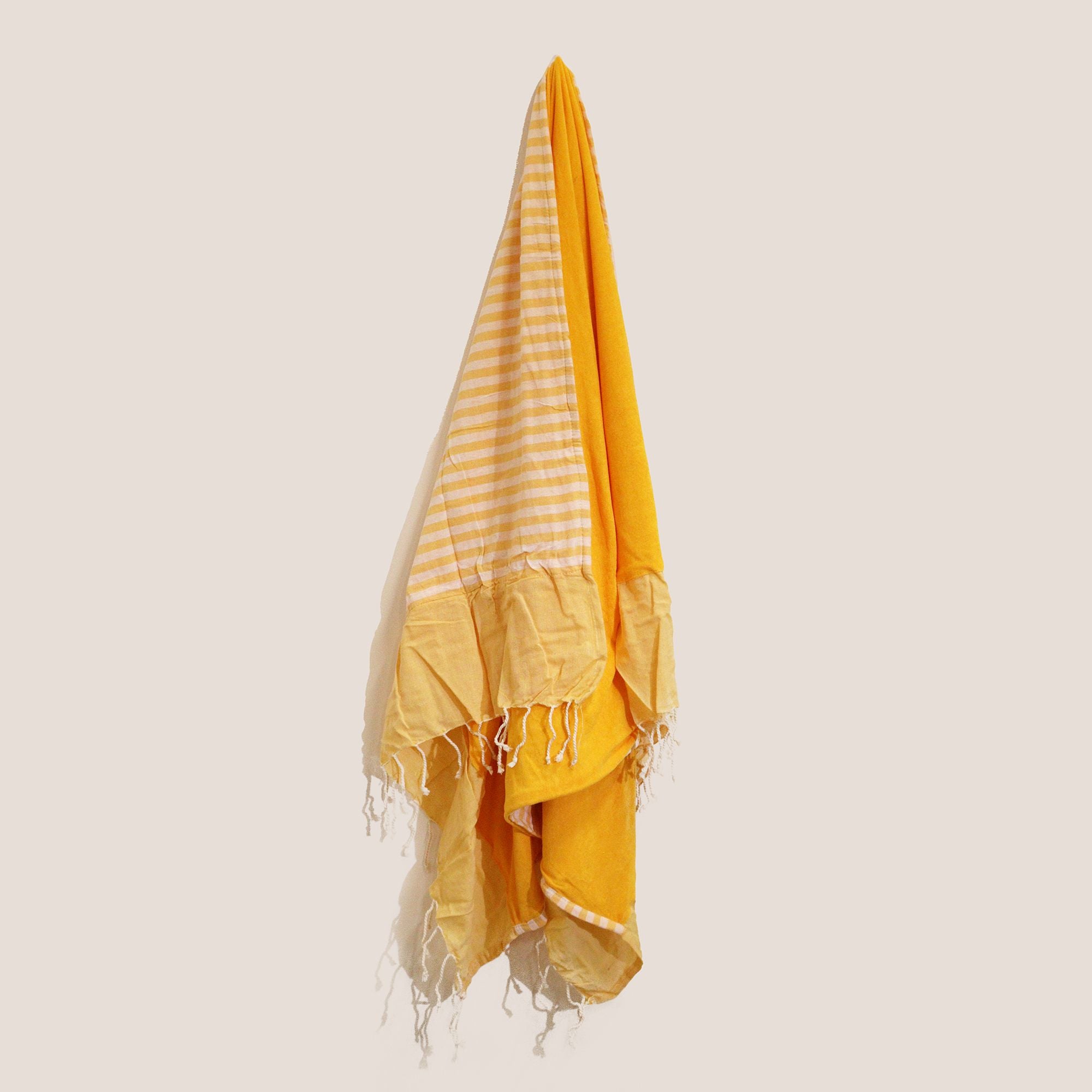 Toalha de Algodão Pareô - 100x180 cm - Amarelo Sol