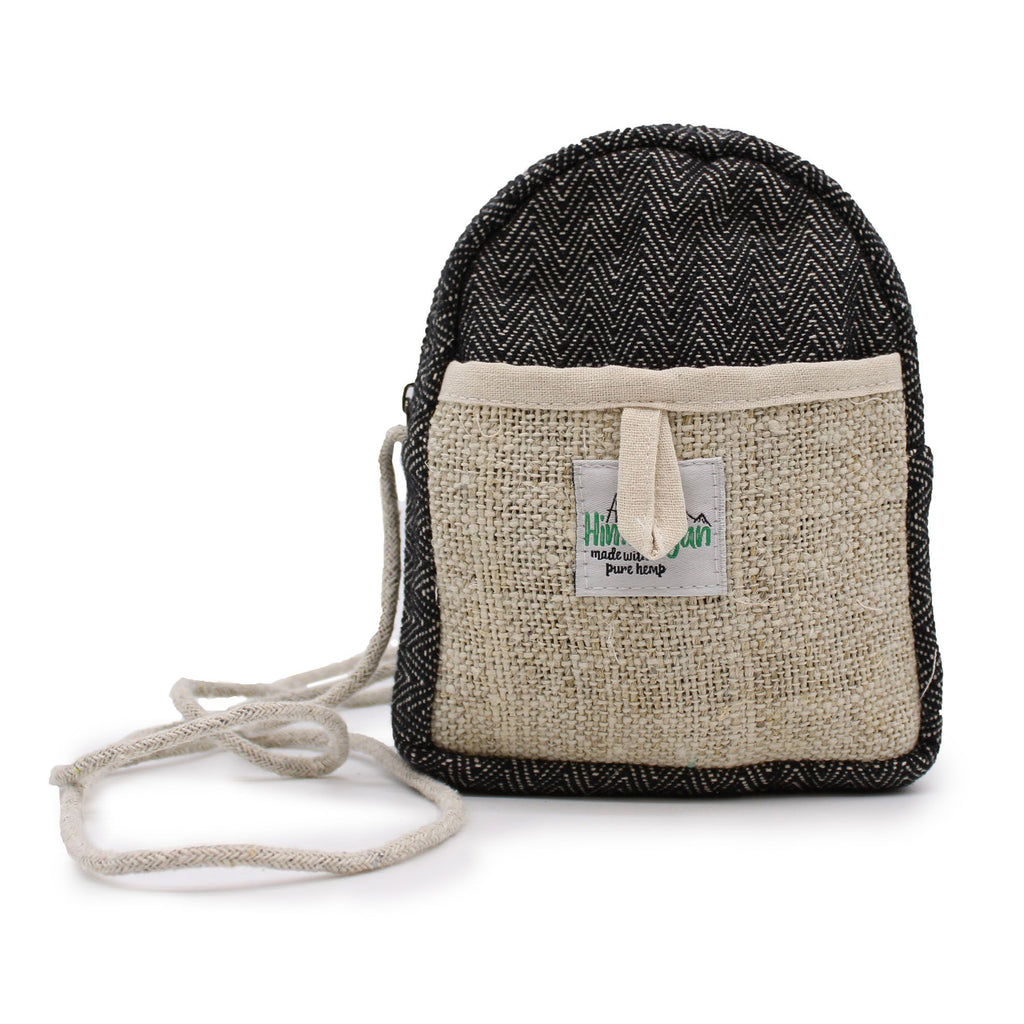 Bolsa móvil de cáñamo con cuerda - Color aleatorio