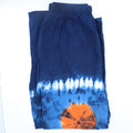 Pantalones de descanso de estilo japonés - turquesa y naranja -L