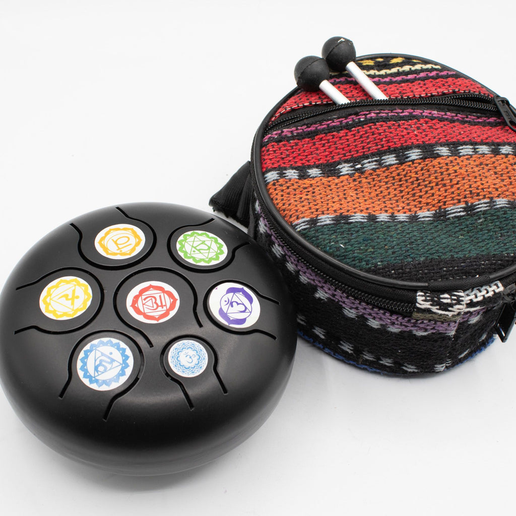 Low Med Hapi Tambor Negro Chakra- 14x7cm