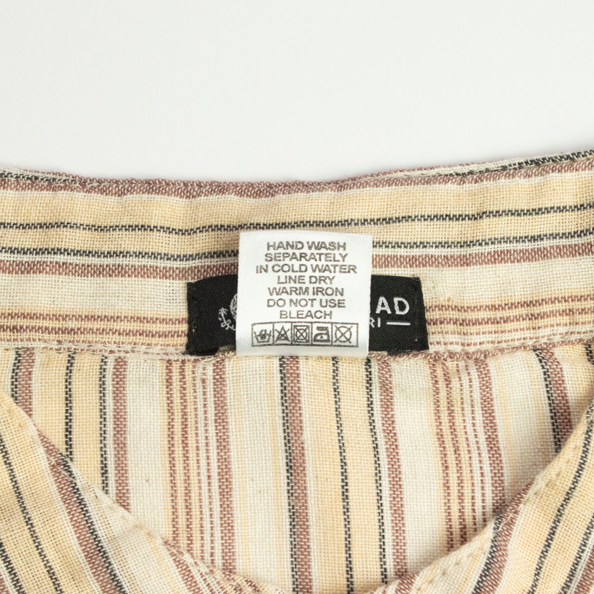 Camisa Nomad Sari Grandad - Castanho Bege - Tamanho Grande