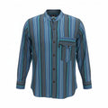 Camisa Nomad Sari Grandad - Turquesa - Mediana