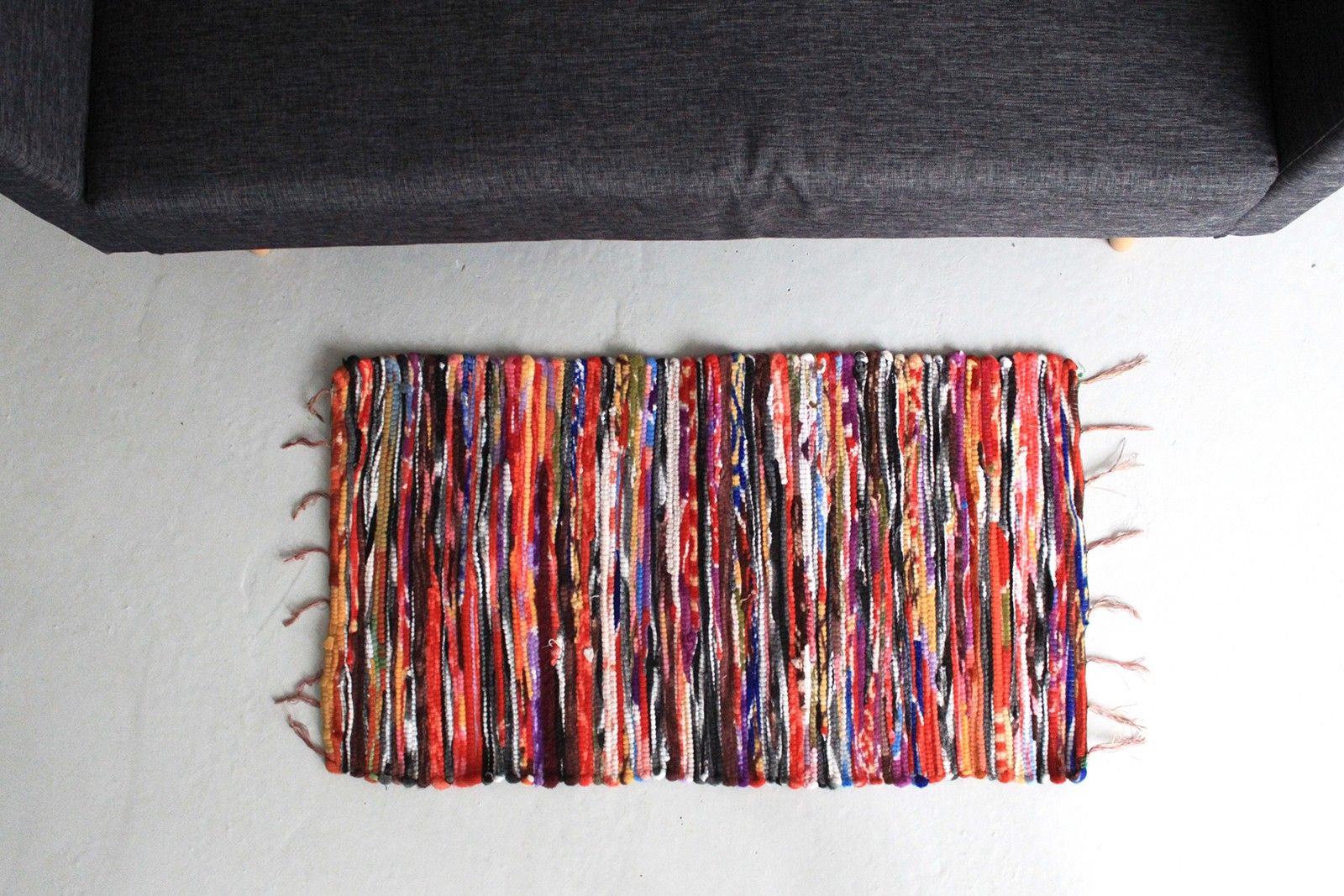 Tapete pequeno de retalhos - 50x90cm