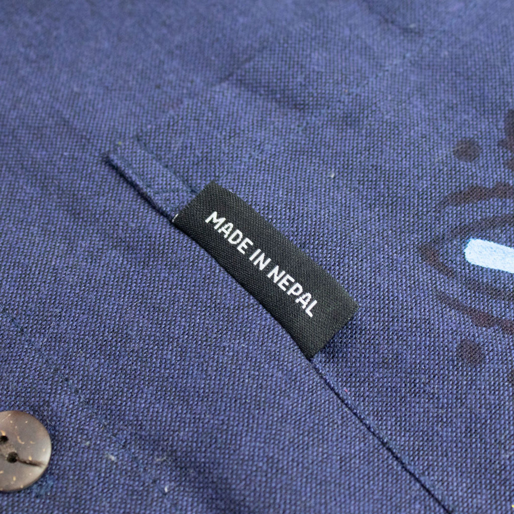 Nomad Sari Kathmandu Hemd – Indigo – Größe L