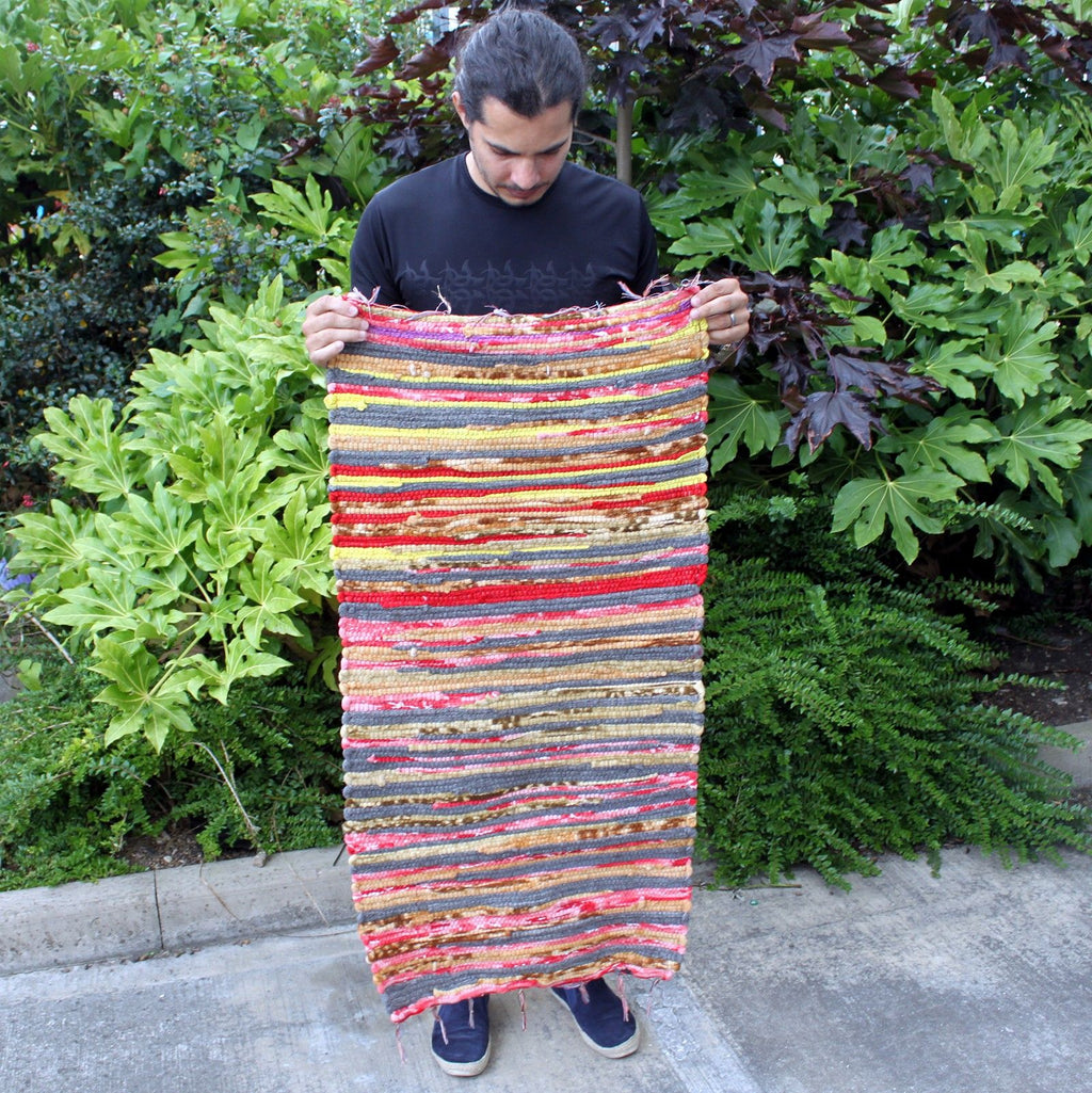 Tapete pequeno de retalhos - 50x90cm