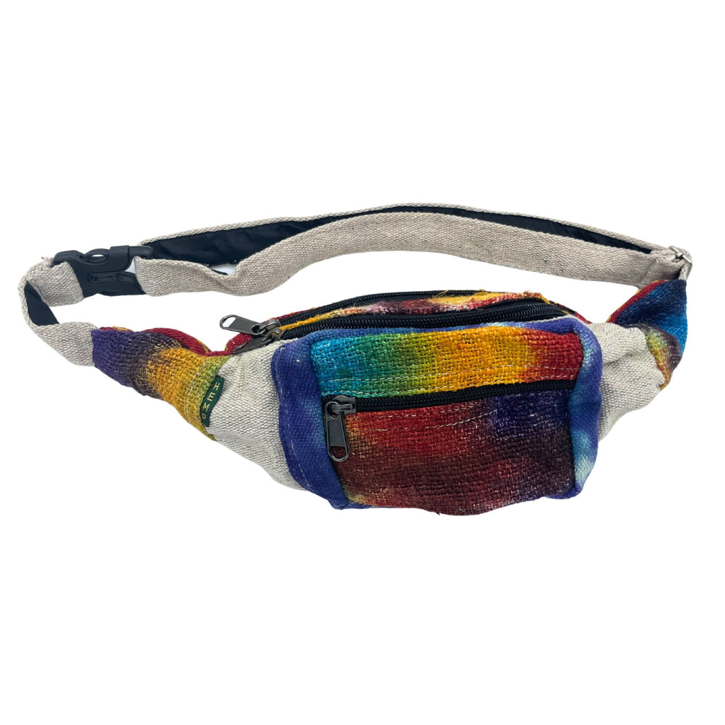 Bolsa de cintura de cáñamo Tiedye
