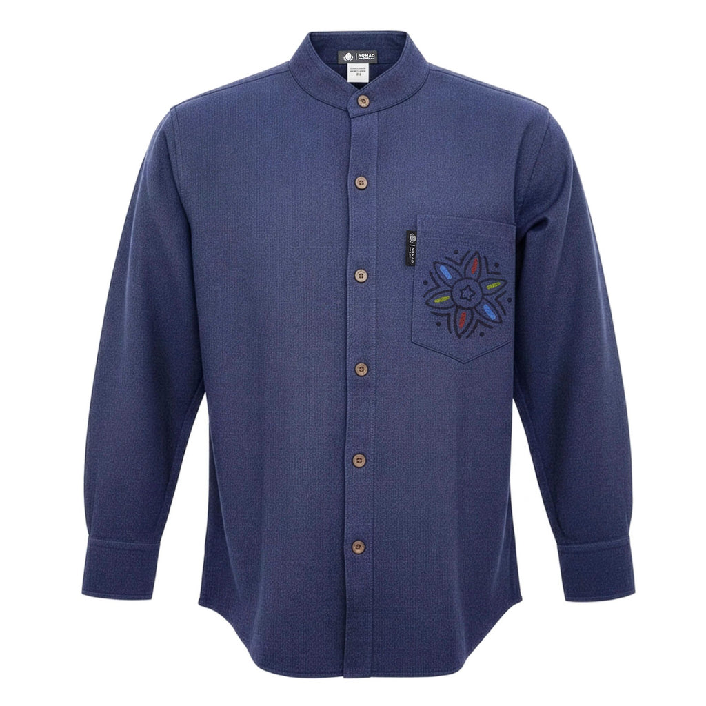 Camisa Nomad Sari Kathmandu - Indigo - XL