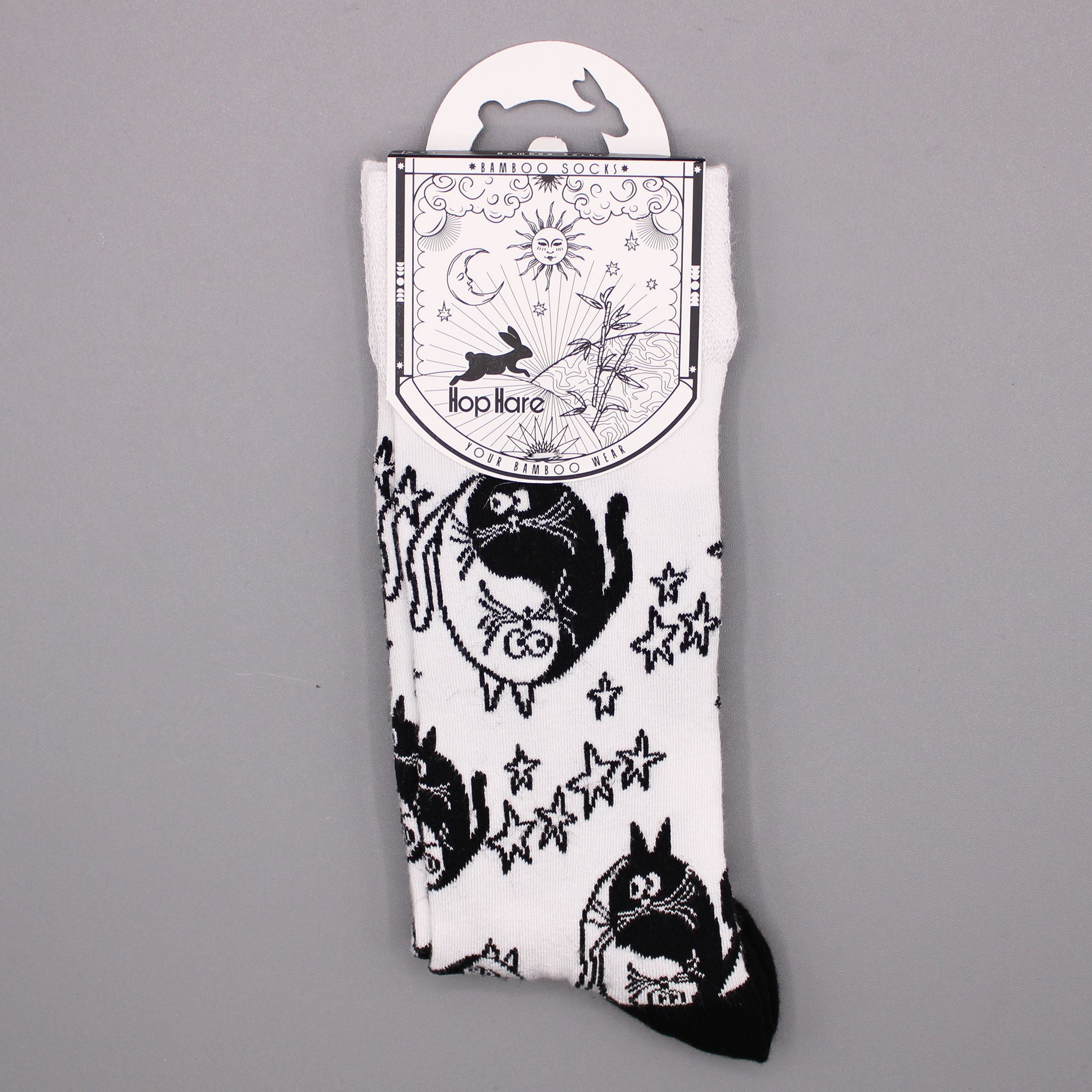 Meias de bambu Hop Hare (P/M) - Ying Yang