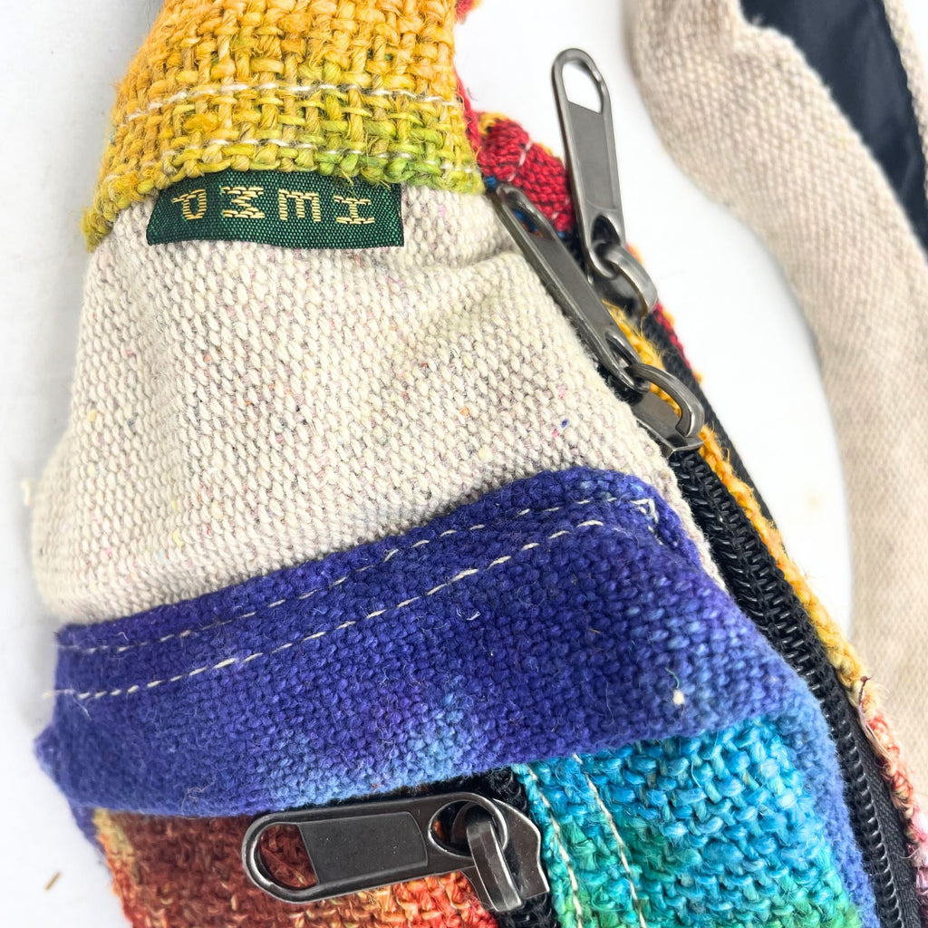 Bolsa de cintura de cáñamo Tiedye