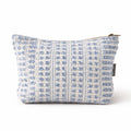 Nomad Sari Indische Jacquard Kulturtasche – Indigo Echo