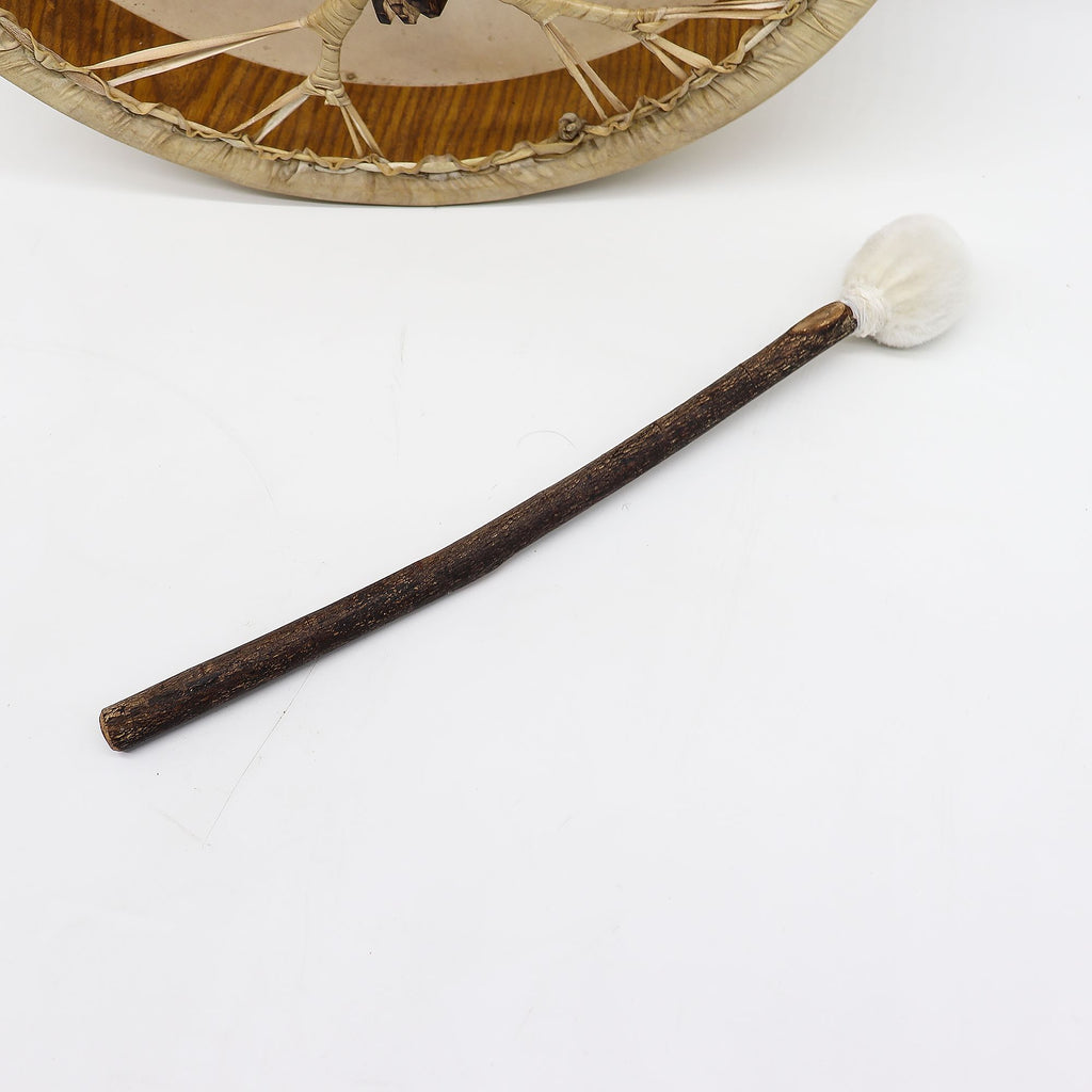 Espíritu del Oso - Tambor Chamán y Baqueta - Afinable - 40 cm