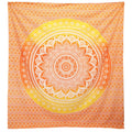 Tapiz de pared / Pareo - Mandala - Naranja