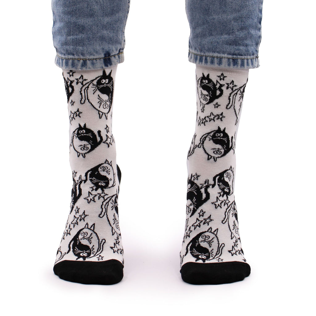 Meias de bambu Hop Hare (P/M) - Ying Yang