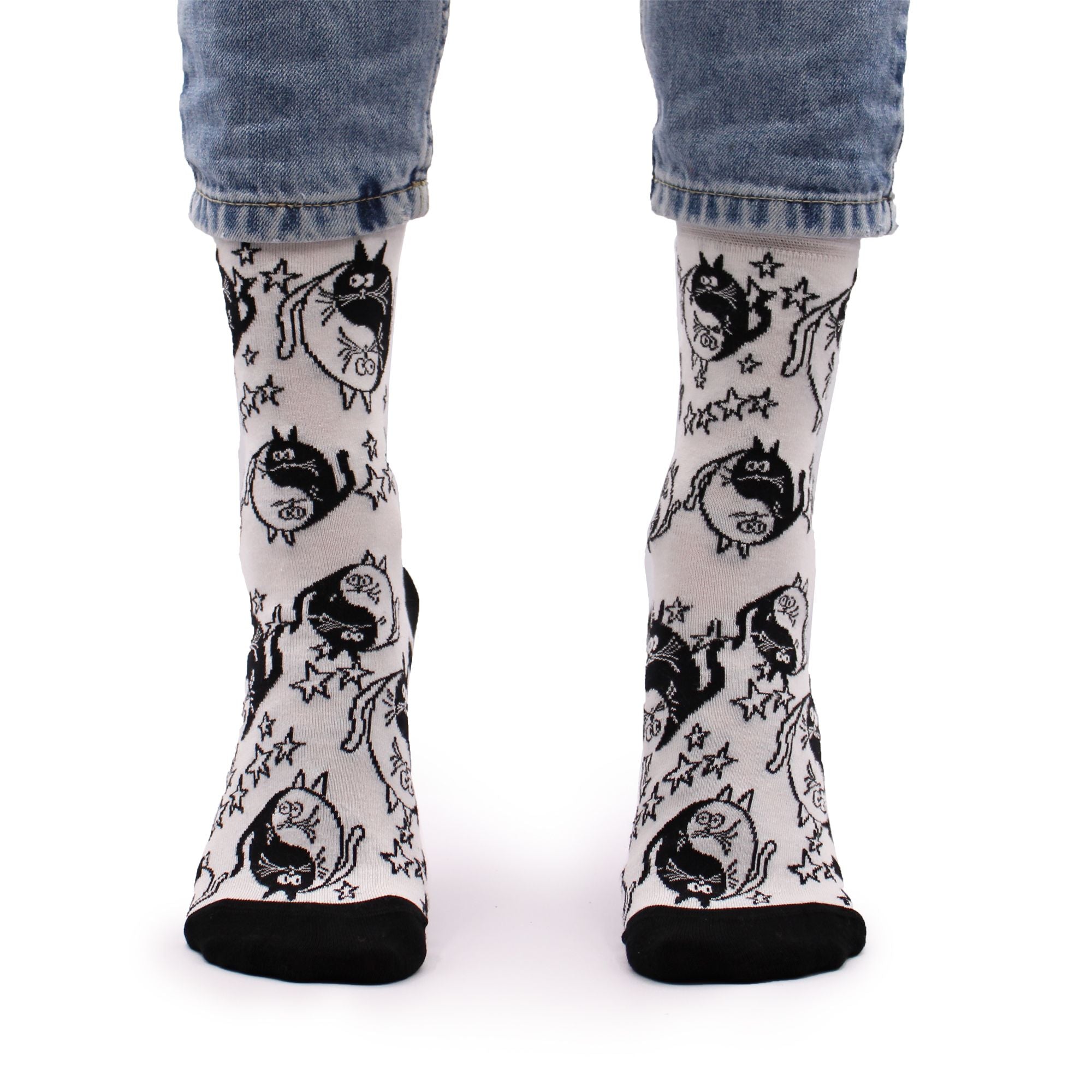 Meias de bambu Hop Hare (P/M) - Ying Yang