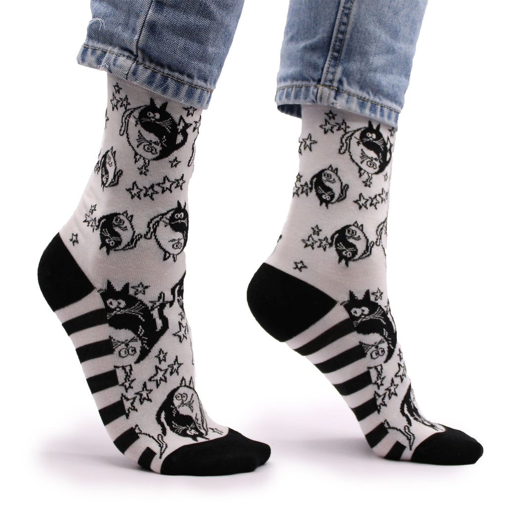Meias de bambu Hop Hare (P/M) - Ying Yang