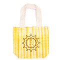 Bolsas de algodón "Tie Dye" (170g) - 38x42x12cm - Namaste Hands - Amarillo - Asa natural