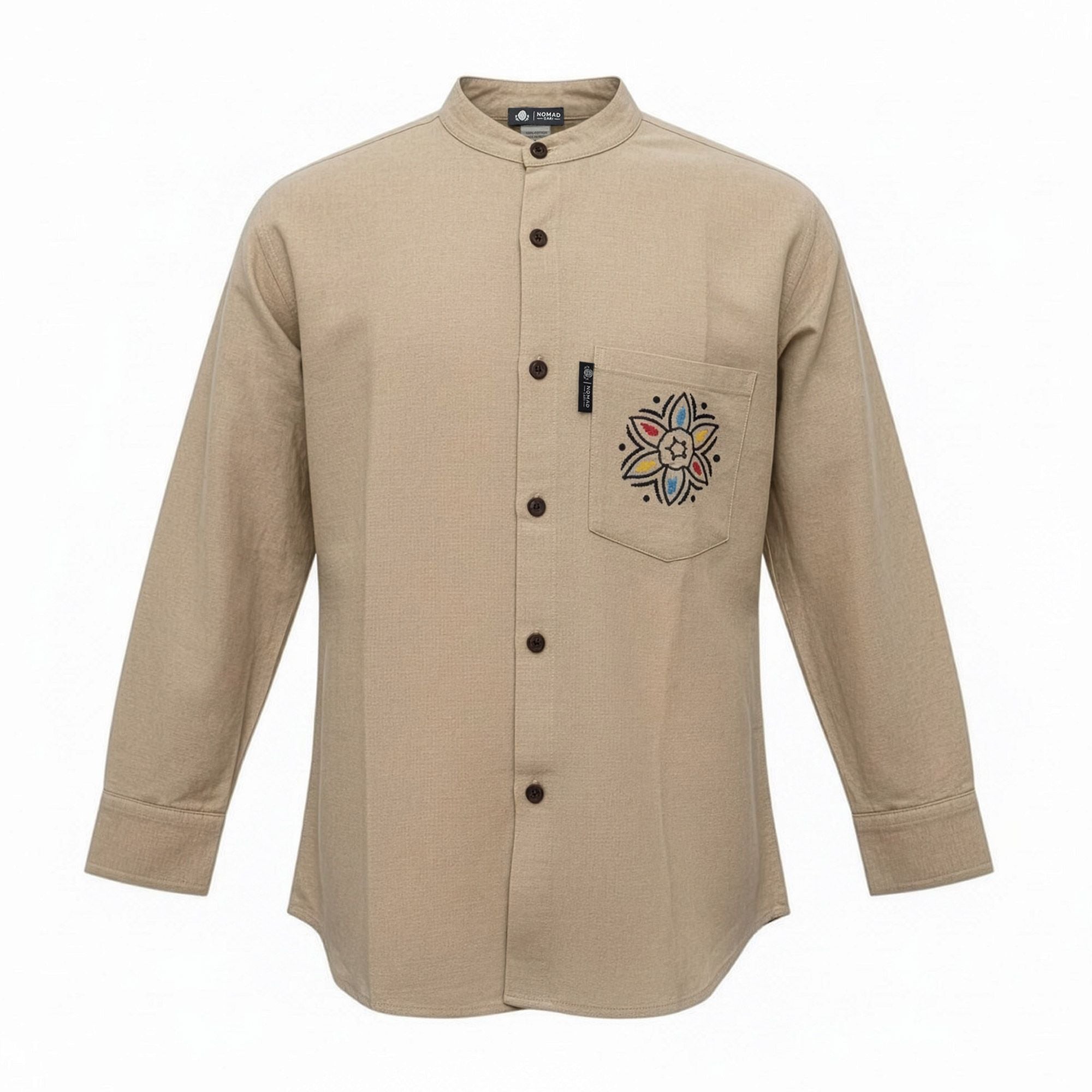 Camisa Nomad Sari Kathmandu - Cor Pedra - Tamanho Médio