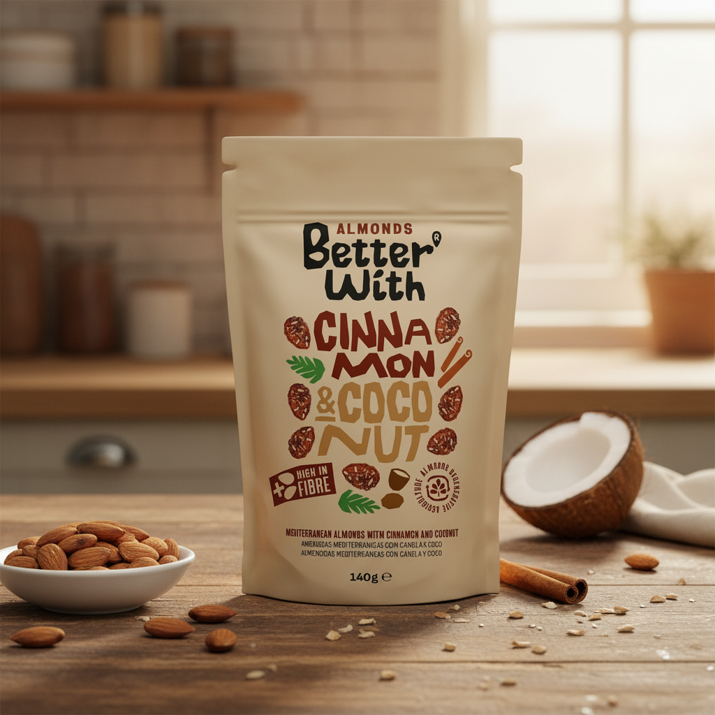 Amêndoas de Idanha com Canela e Coco - 140g