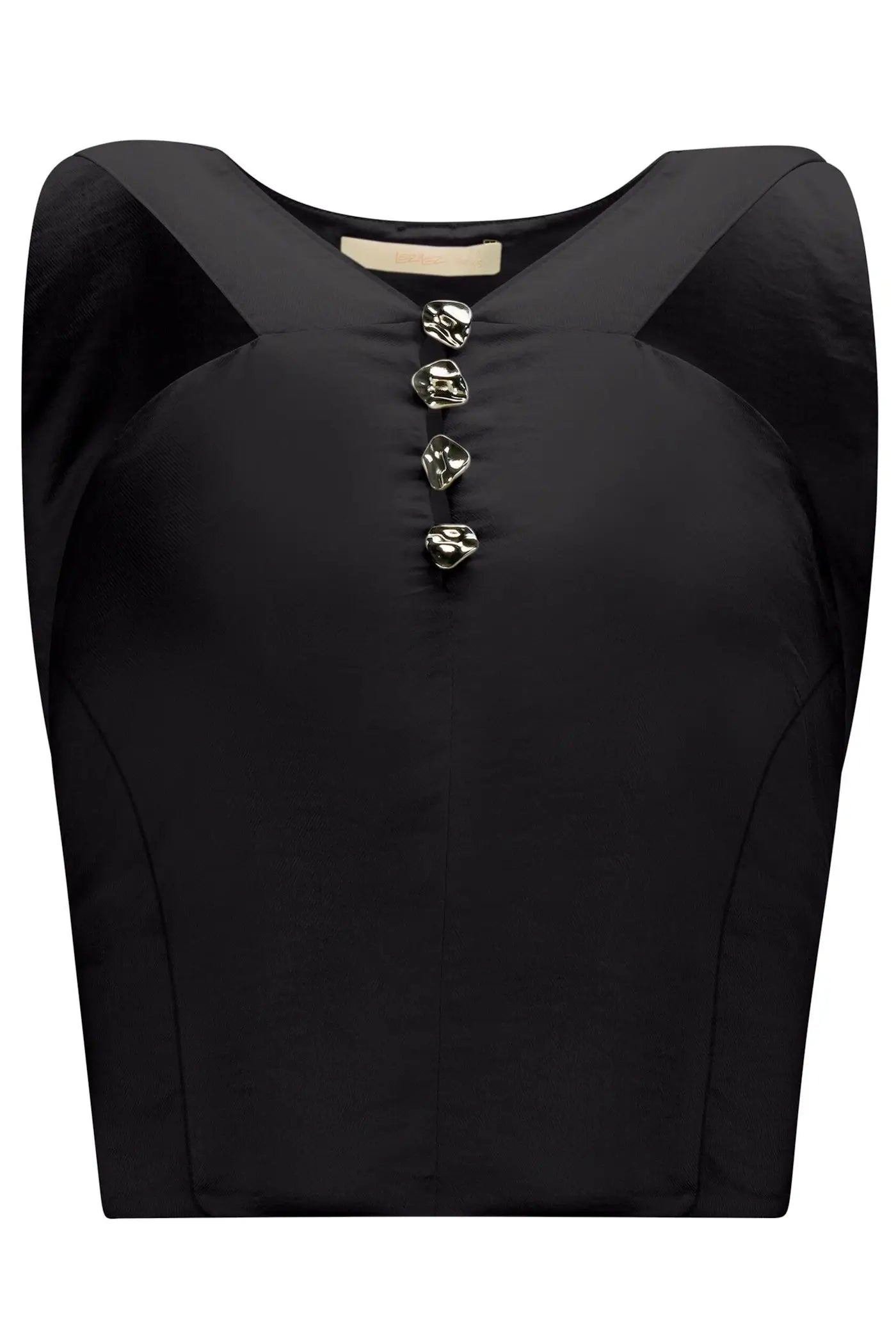 BLUSA CROPPED COM DETALHE BOTÕES