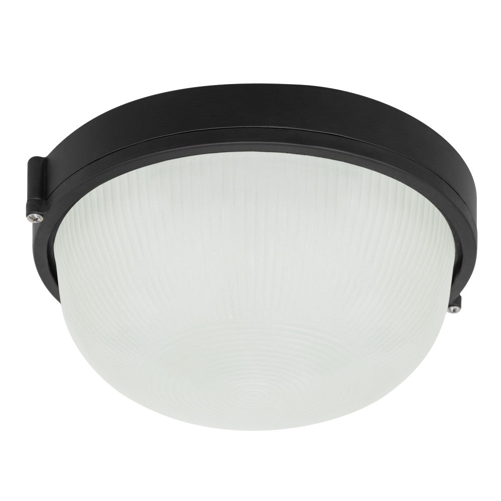 Aplique de parede para jardim E27 IP44 preto sem lâmpada [BO-132-N]