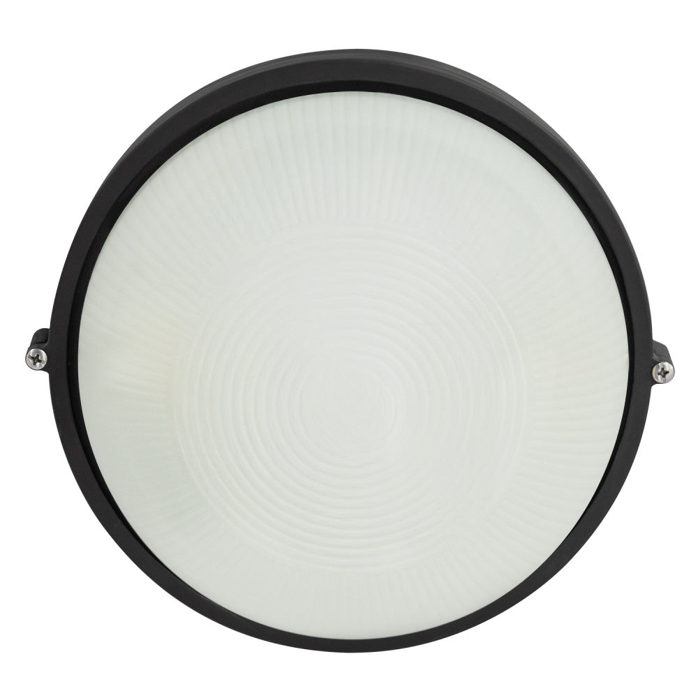 Aplique de parede para jardim E27 IP44 preto sem lâmpada [BO-132-N]