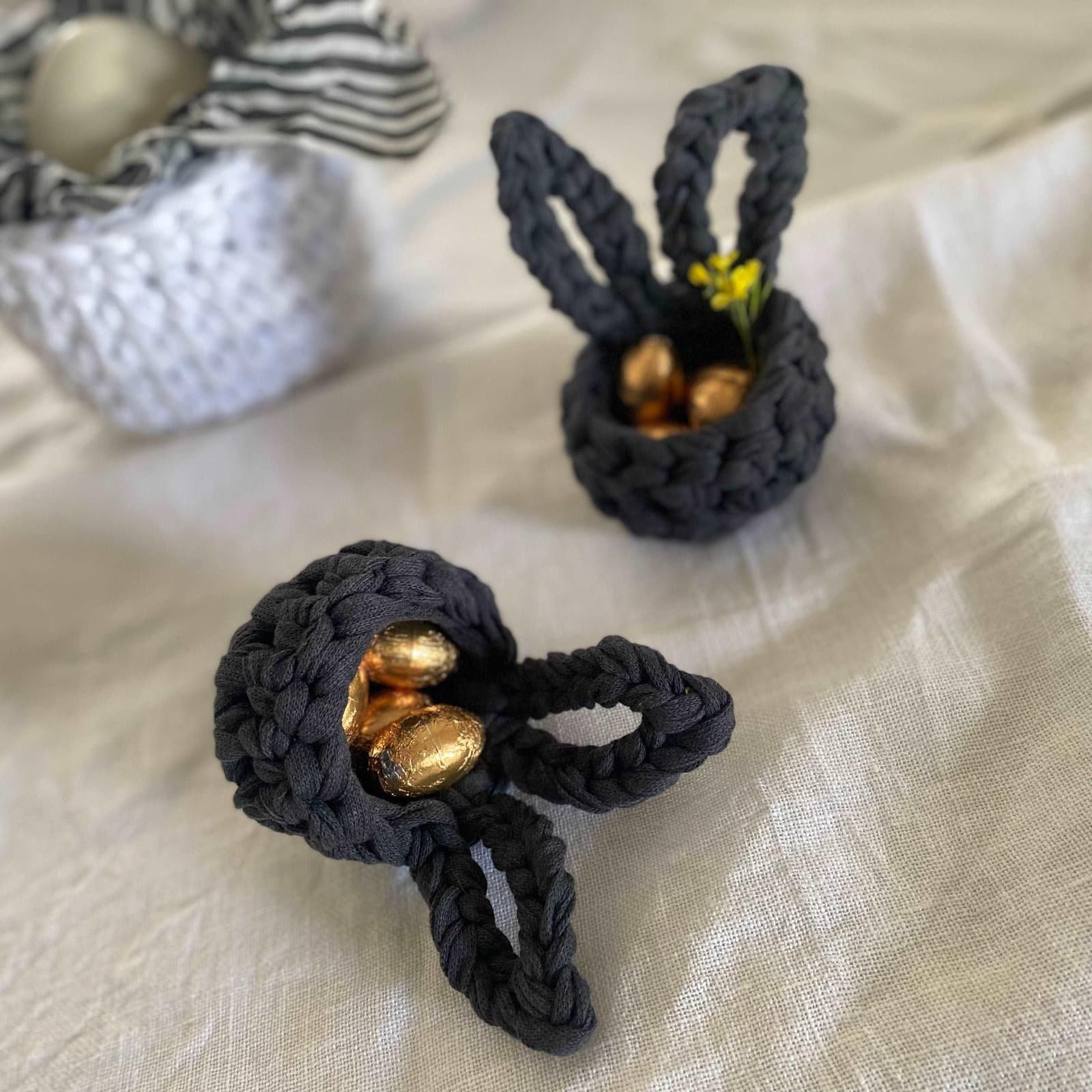 Bunny Egg Cups for Easter - Modern Easter Decor