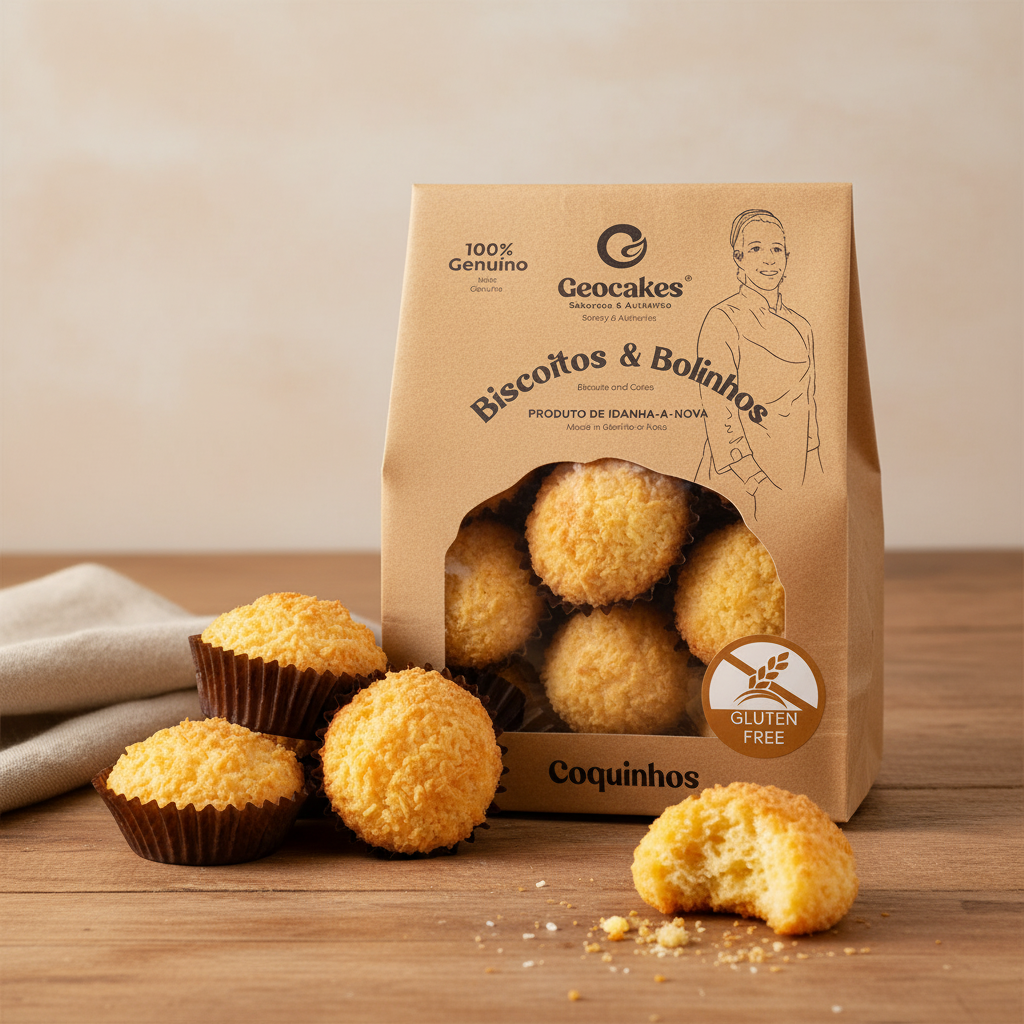 Cocos sin gluten Geocakes - Pastelería artesanal en Beira Baixa