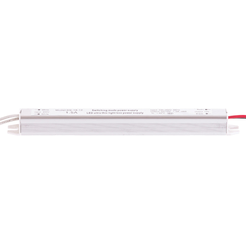 Transformador LED Ultrafino 18W 12VDC_110V-220V/AC IP20 [CP-18-12_220 IP21]