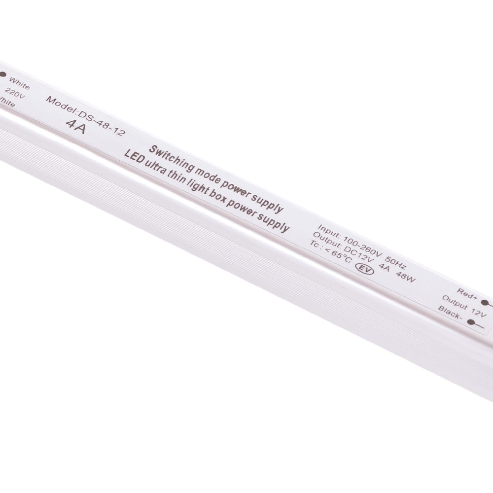 Transformador LED Ultrafino 48W 12VDC_110V-220V/AC IP20 [CP-48-12_220 IP21]