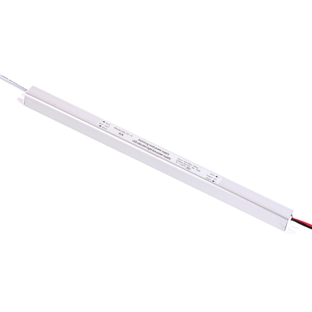 Transformador LED Ultrafino 72W 12VDC_110V-220V/AC IP20 [CP-72-12_220 IP21]