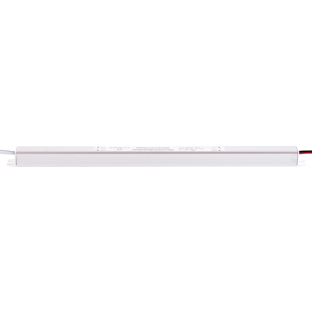 Transformador LED Ultrafino 72W 12VDC_110V-220V/AC IP20 [CP-72-12_220 IP21]