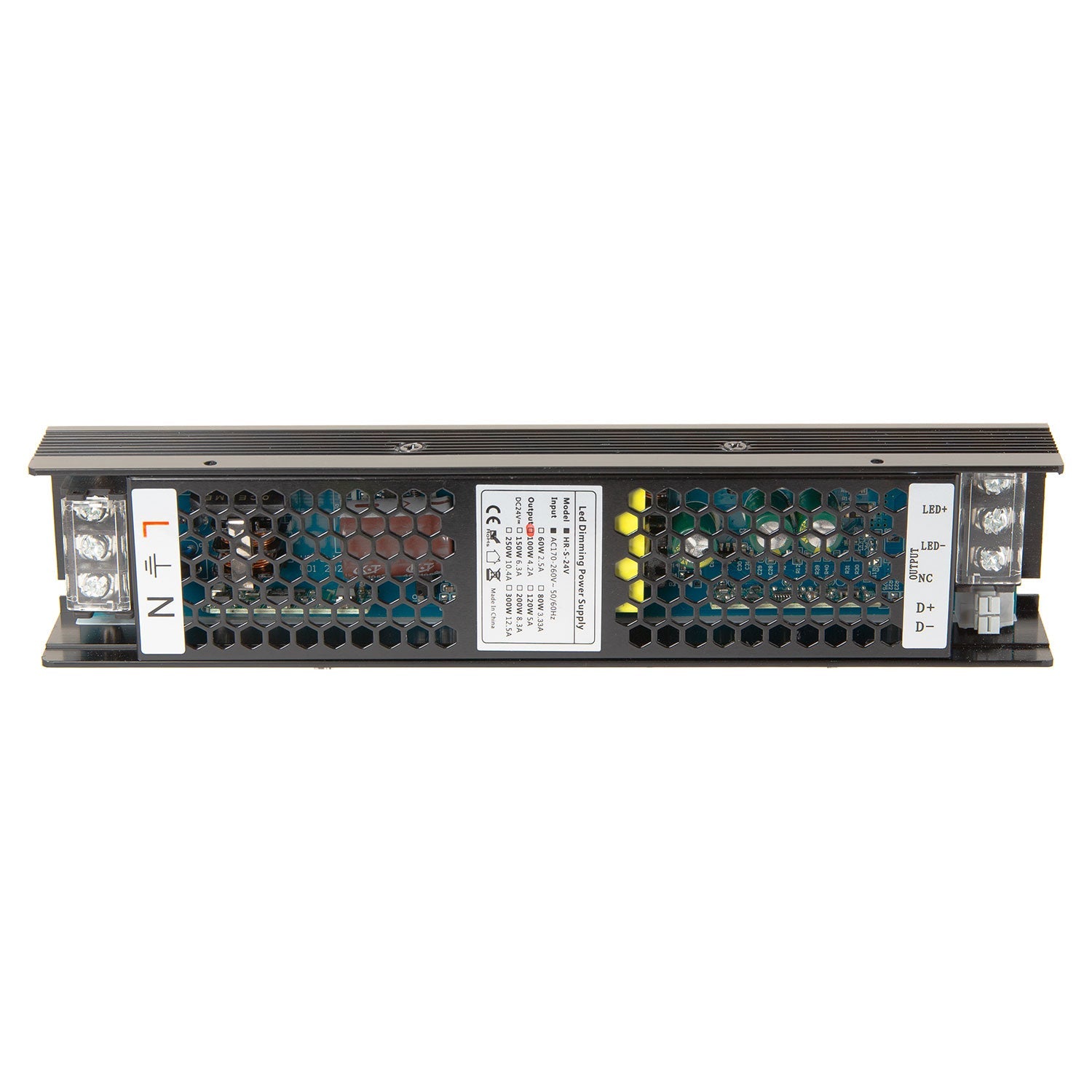 Dimmbarer 0-10V LED-Treiber 170-260V 24V 4,16A 100W IP20 [CP-HRS-100-24]