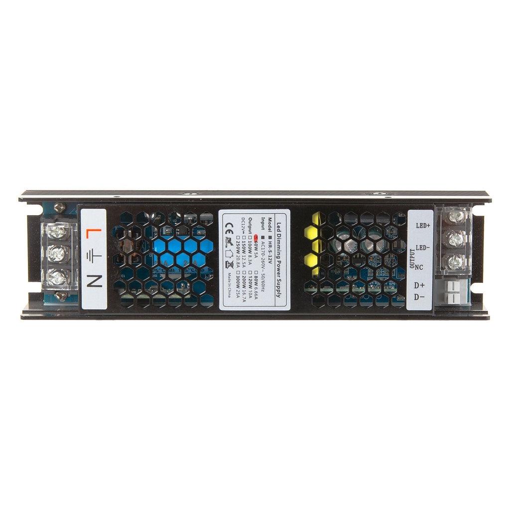 Dimmbarer LED-Treiber 0-10V 170-260V 12V 5A 60W IP20 [CP-HRS-60-12]