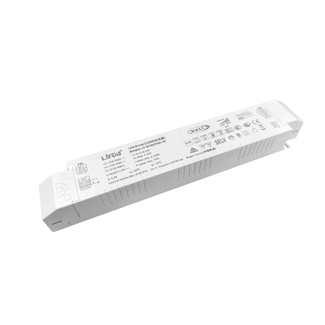 Driver Lifud 100W Salida: 24V Regulable DALI/PUSH IP20