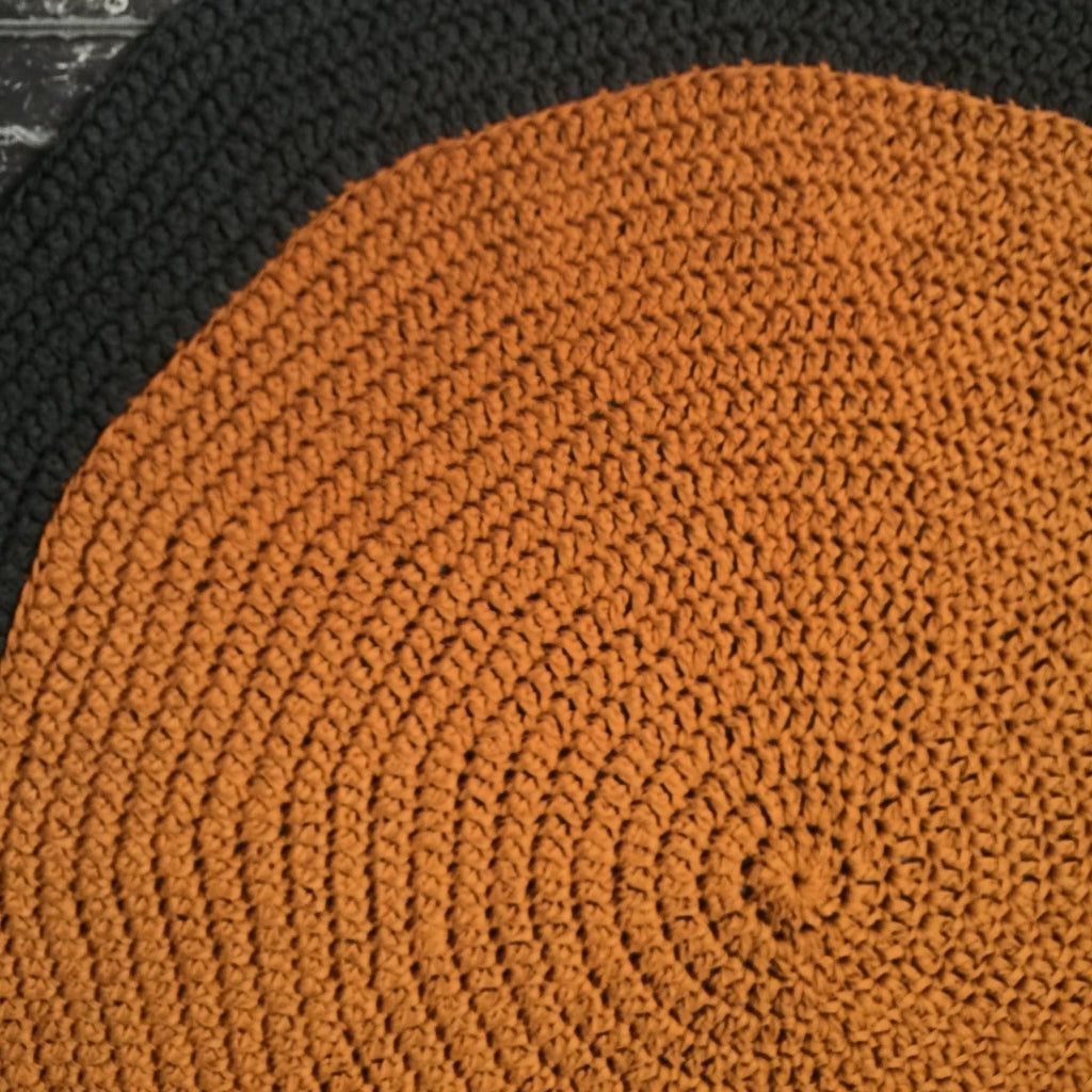 Crochet Round Rug, Soft Floor Mat