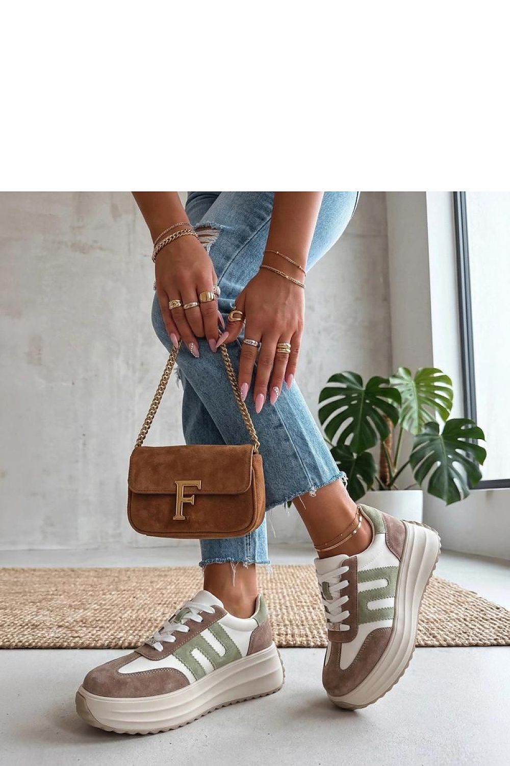 Platform sneakers model 226029 Solea