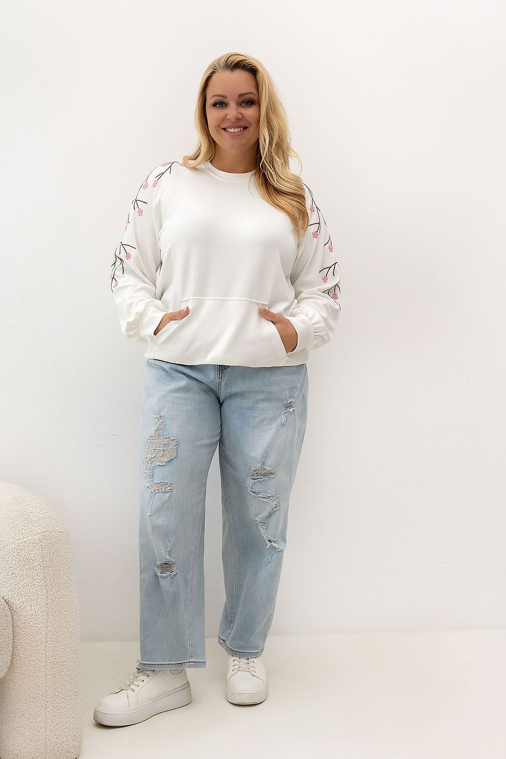 Plus size sweatshirt model 228062 Relevance
