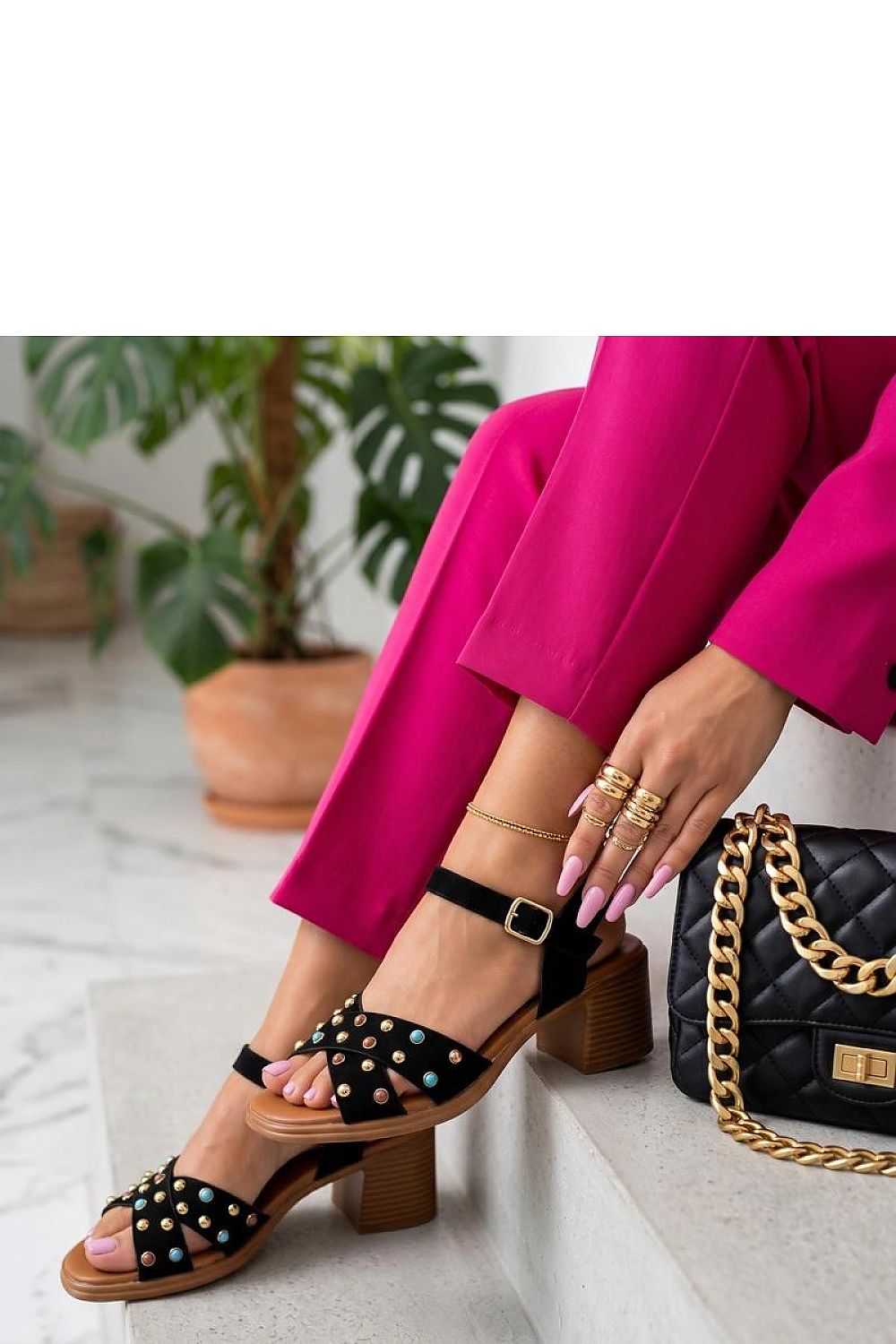  Heel sandals model 228219 Solea 