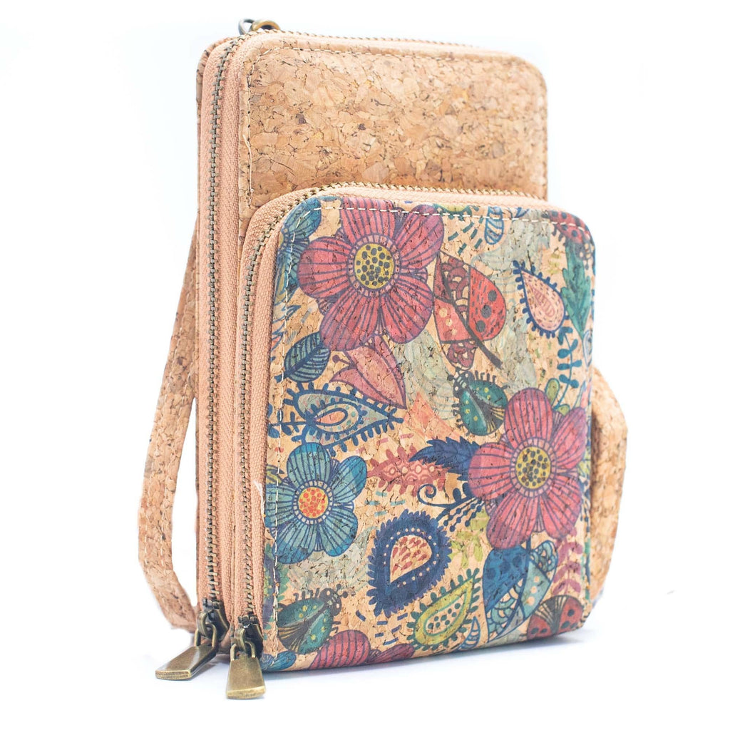 Handytasche aus Naturkork für Damen, Umhängetasche BAGD-2240