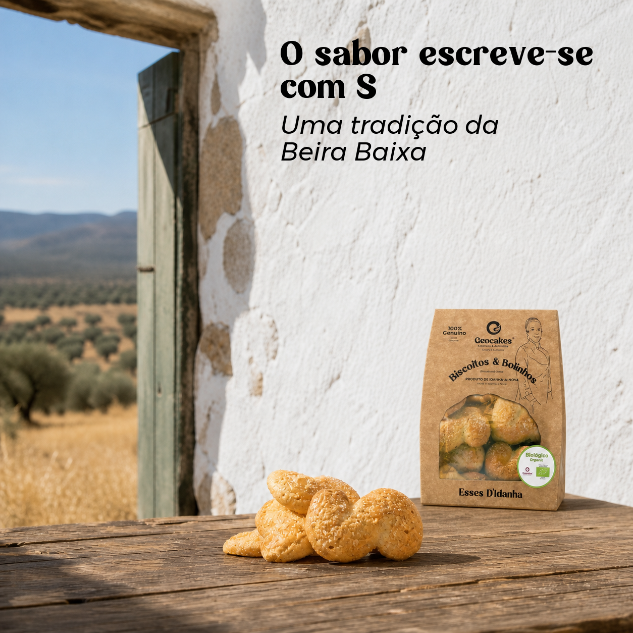 Esses d'Idanha Biológicos da Beira Baixa – Handgemachte Kekse | Geocakes