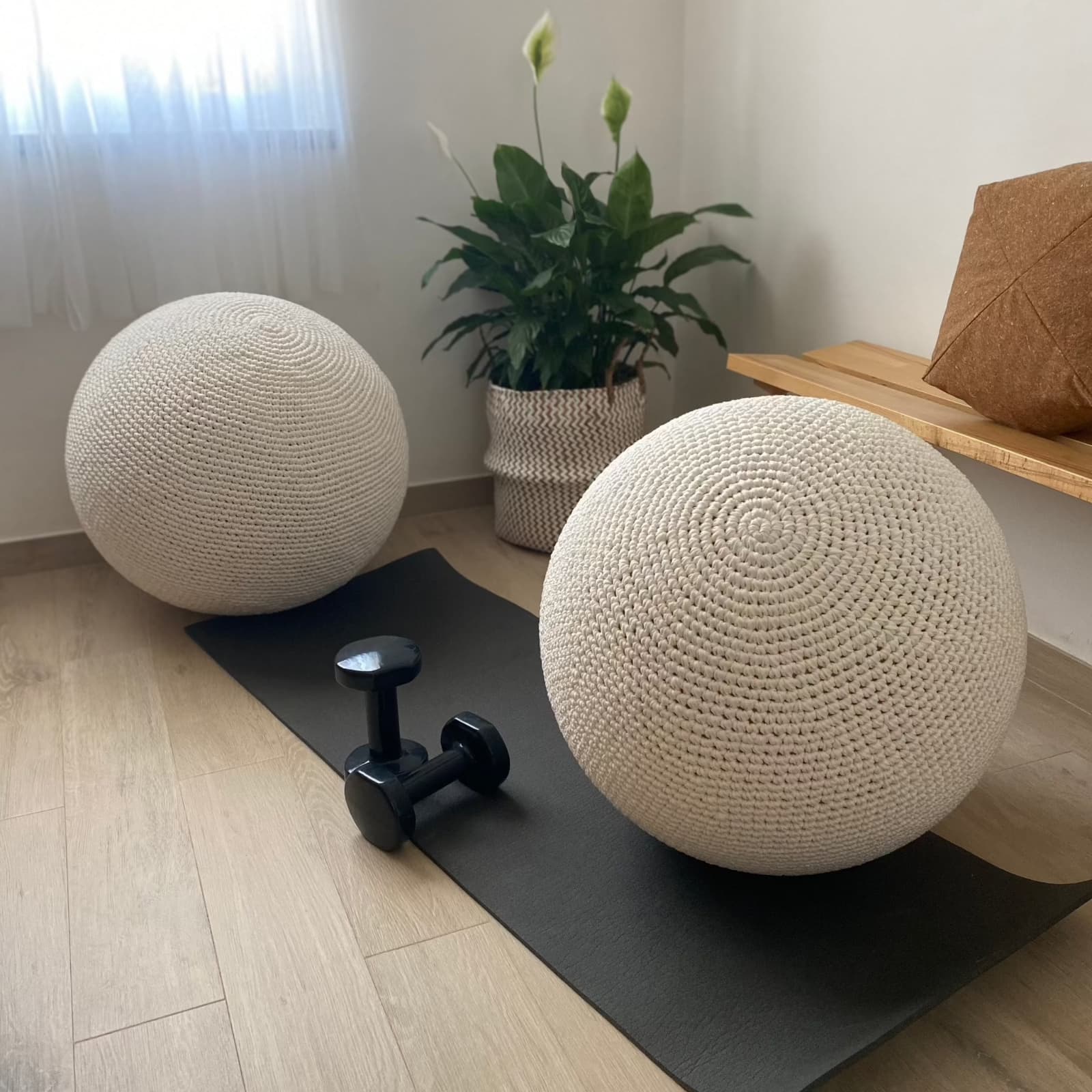 Exercise Ball Cover, 65 cm Ball Chair Cover