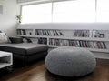 Extra Large Ottoman Pouf - Modern Round Coffee Table