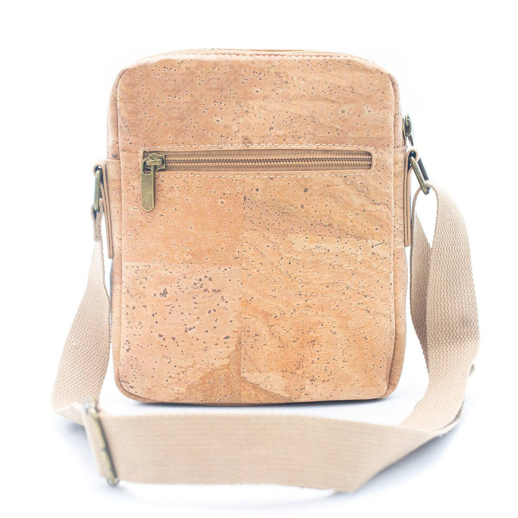 Umhängetasche für Herren aus Naturkork, Magnetverschluss BAG-2272