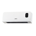 PTC cerámico dividido Taxus 2000W blanco 2 potencias pantalla remoto temporizador seguro 16x45x12,2cm