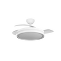 DC-Deckenventilator Capitan mit Sommer-/Winterfunktion 60 W, weiß, 3 Flügel, 107D, 6980 lm, 3500–4000–6500 K, Fernbedienung und Timer