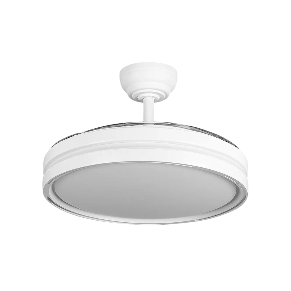 DC-Deckenventilator Capitan mit Sommer-/Winterfunktion 60 W, weiß, 3 Flügel, 107D, 6980 lm, 3500–4000–6500 K, Fernbedienung und Timer