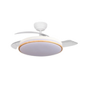 DC-Deckenventilator Flash mit Sommer-/Winterfunktion 60 W, weiß, 3 Flügel, 107D, 6980 lm, 3500–4000–6500 K, Fernbedienung und Timer